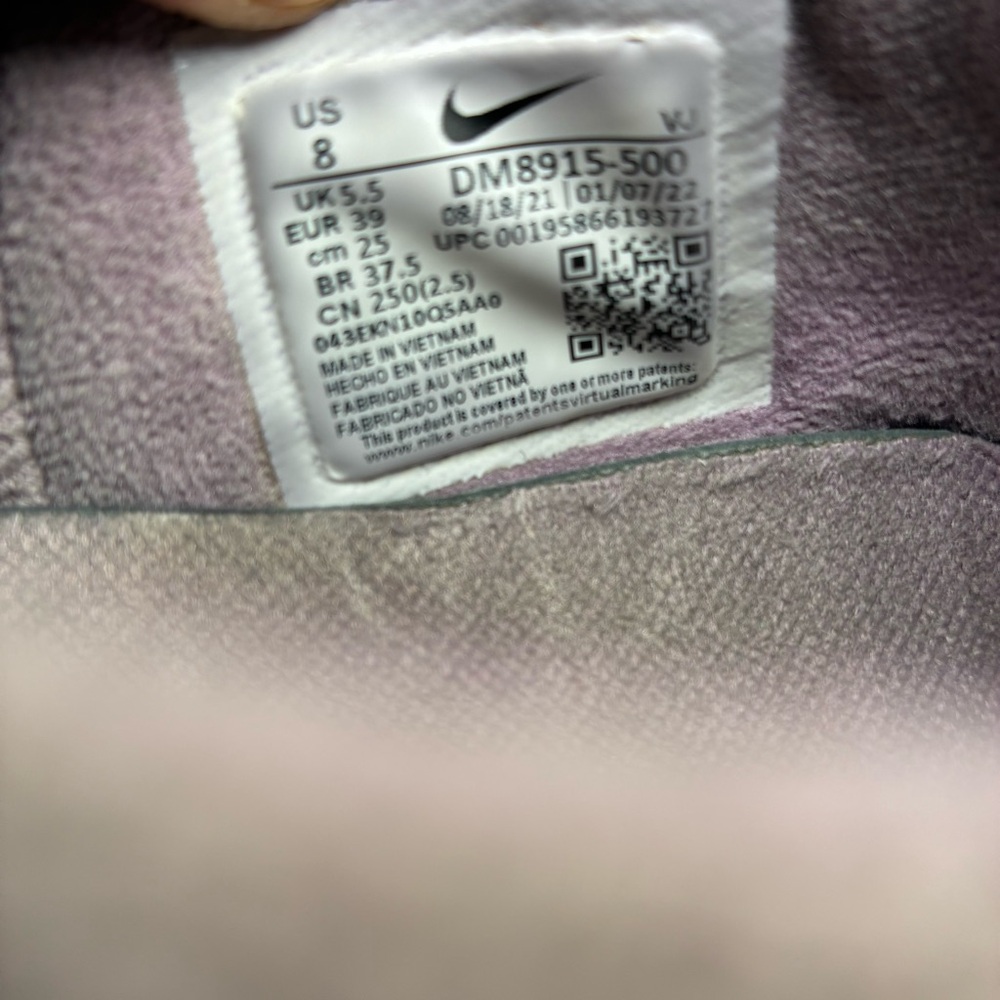 Nike Free Run 2 Running Women’s 8 Plum Fog White Athletic DM8915-500 - Picture 10 of 10